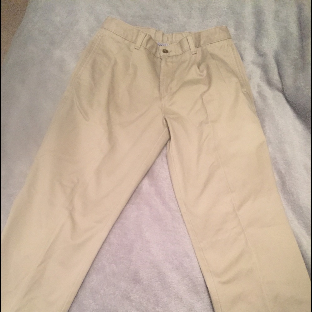 Chaps Boys Pleated Pants Size 20